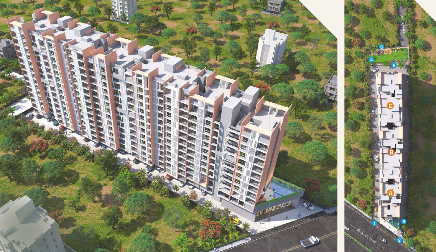 Aarika Towers Charholi residential project